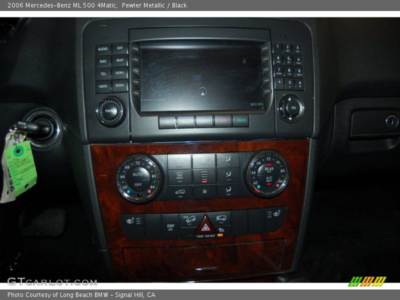 Pewter Metallic / Black 2006 Mercedes-Benz ML 500 4Matic