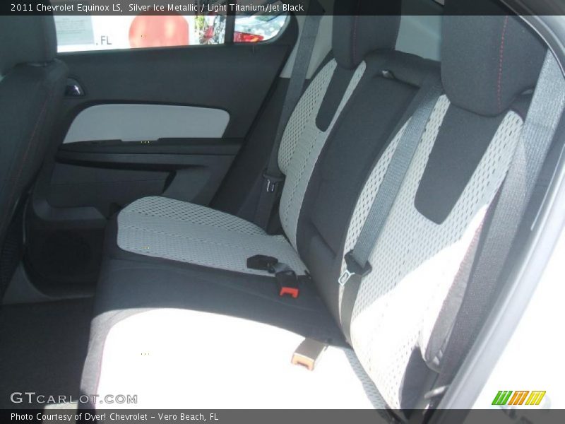Silver Ice Metallic / Light Titanium/Jet Black 2011 Chevrolet Equinox LS