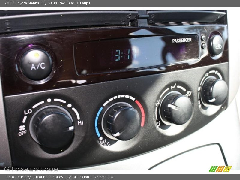 Salsa Red Pearl / Taupe 2007 Toyota Sienna CE