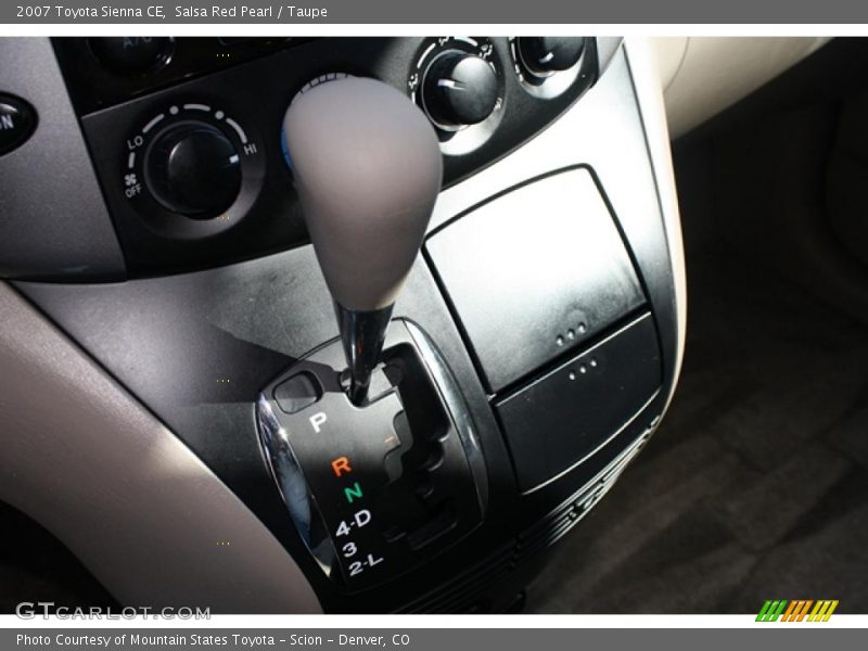 Salsa Red Pearl / Taupe 2007 Toyota Sienna CE