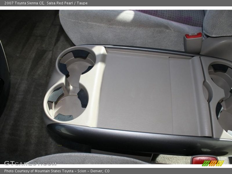 Salsa Red Pearl / Taupe 2007 Toyota Sienna CE
