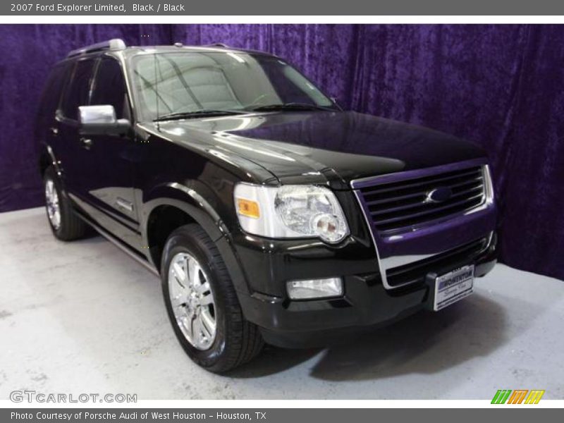 Black / Black 2007 Ford Explorer Limited