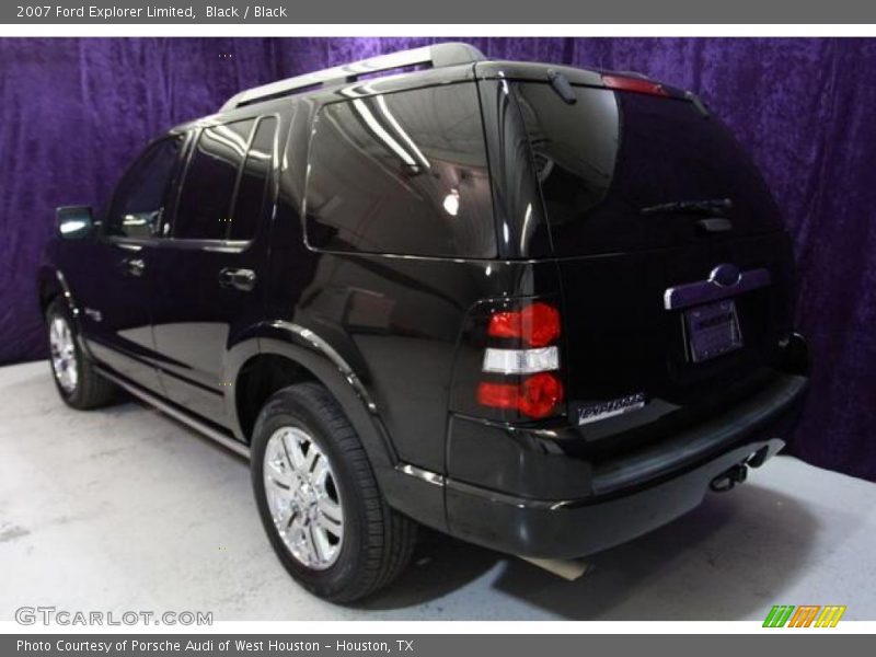 Black / Black 2007 Ford Explorer Limited