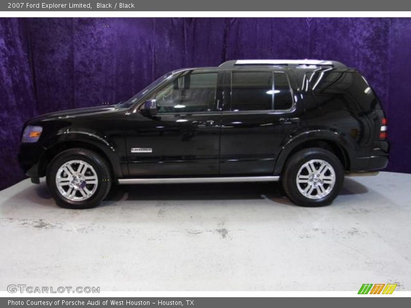 Black / Black 2007 Ford Explorer Limited