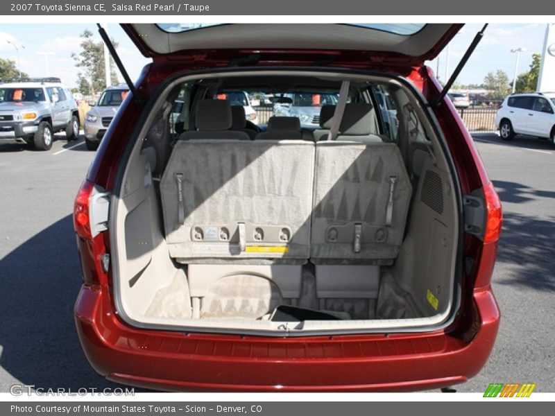 Salsa Red Pearl / Taupe 2007 Toyota Sienna CE