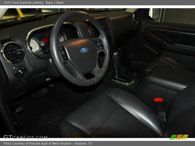 Black / Black 2007 Ford Explorer Limited