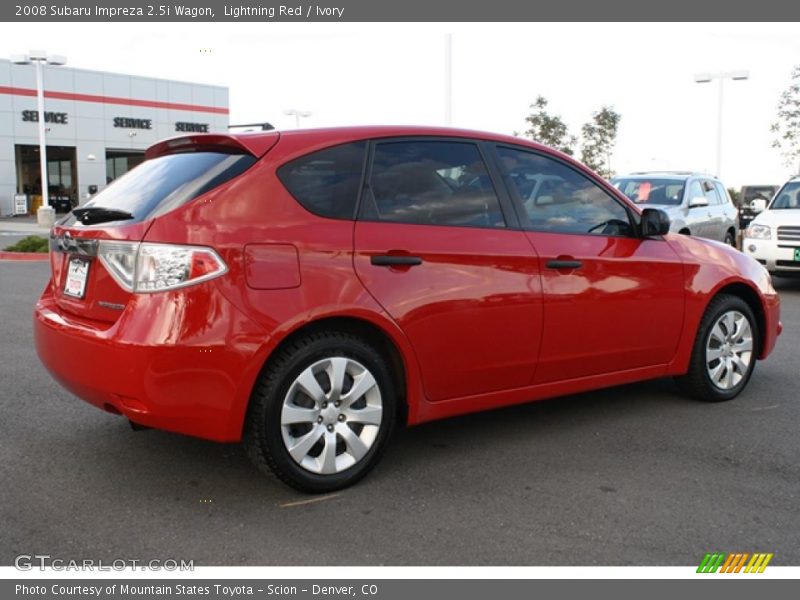 Lightning Red / Ivory 2008 Subaru Impreza 2.5i Wagon