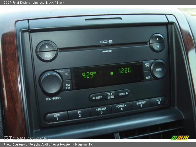 Black / Black 2007 Ford Explorer Limited