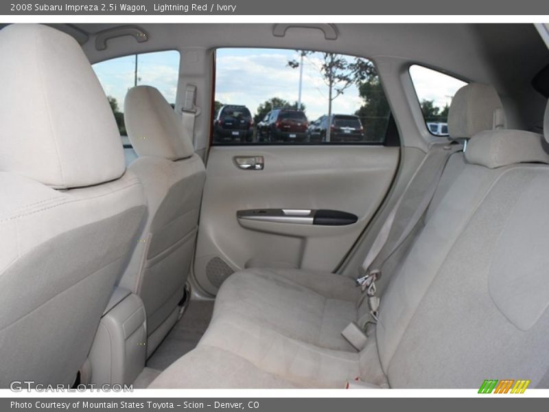 Lightning Red / Ivory 2008 Subaru Impreza 2.5i Wagon