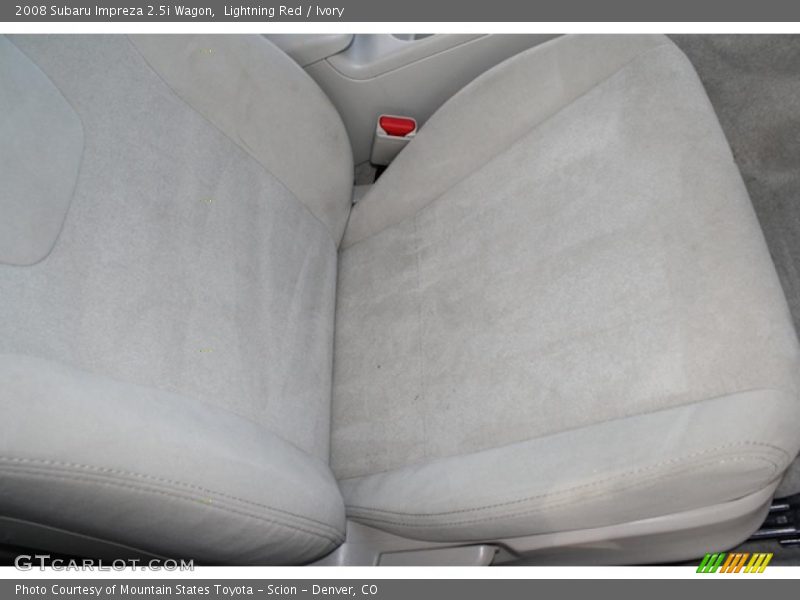 Lightning Red / Ivory 2008 Subaru Impreza 2.5i Wagon
