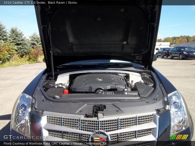 Black Raven / Ebony 2010 Cadillac CTS 3.0 Sedan