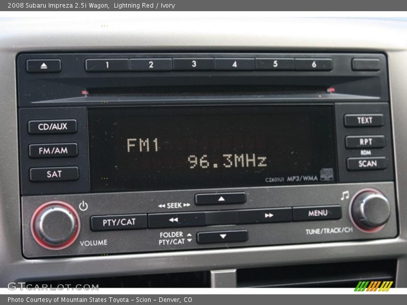 Lightning Red / Ivory 2008 Subaru Impreza 2.5i Wagon