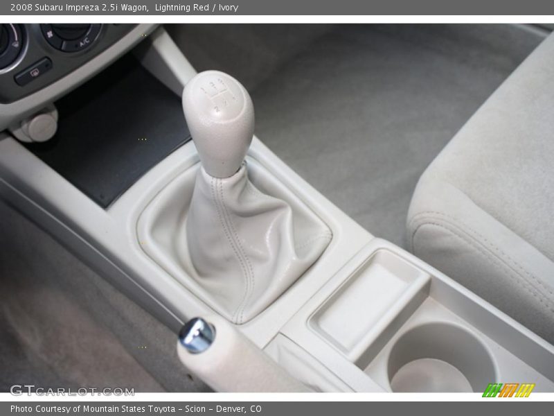 Lightning Red / Ivory 2008 Subaru Impreza 2.5i Wagon