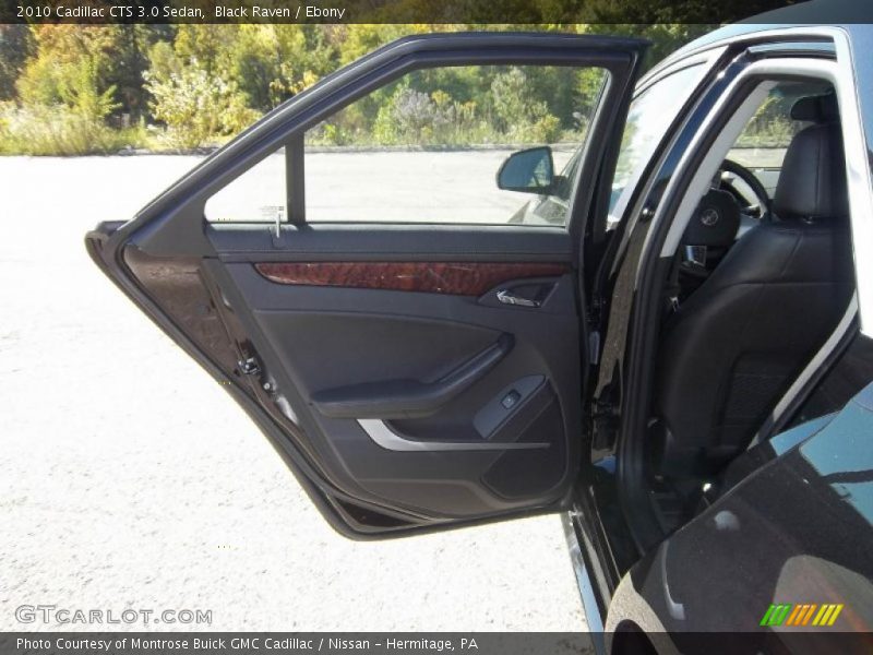 Black Raven / Ebony 2010 Cadillac CTS 3.0 Sedan