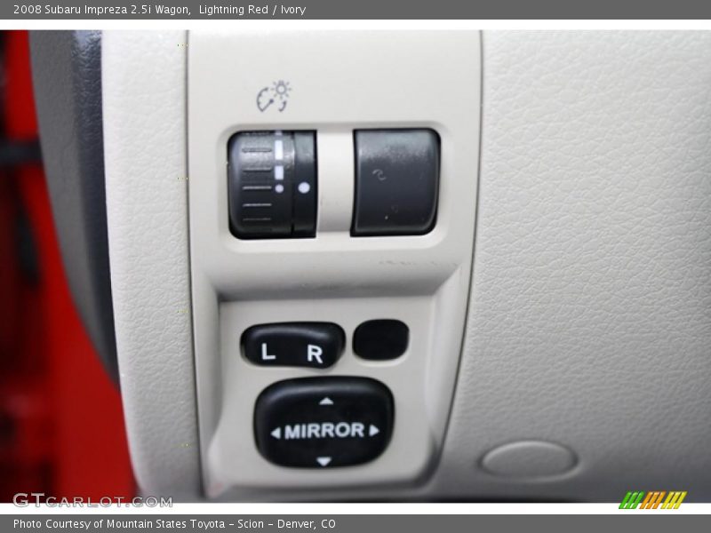 Lightning Red / Ivory 2008 Subaru Impreza 2.5i Wagon