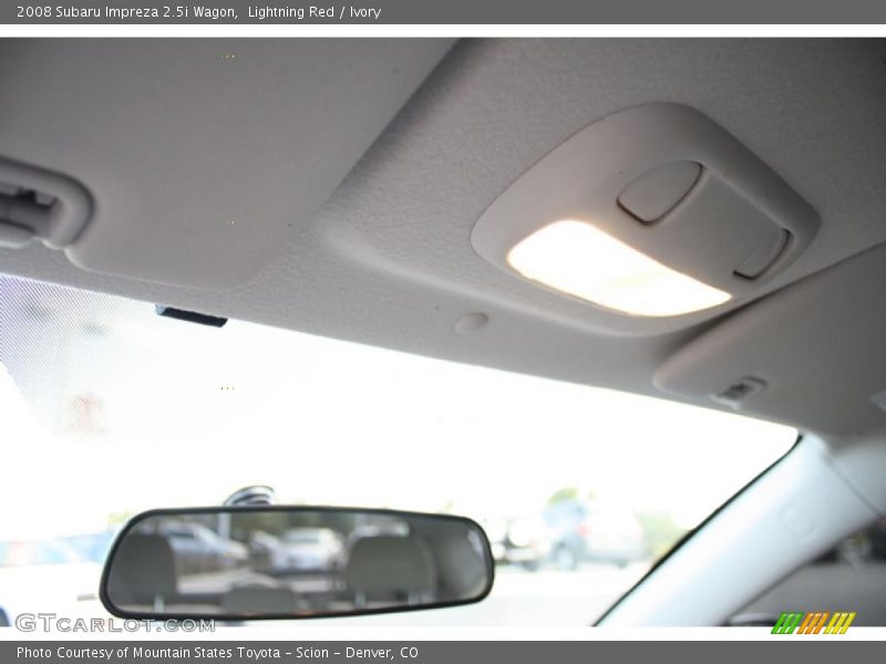 Lightning Red / Ivory 2008 Subaru Impreza 2.5i Wagon