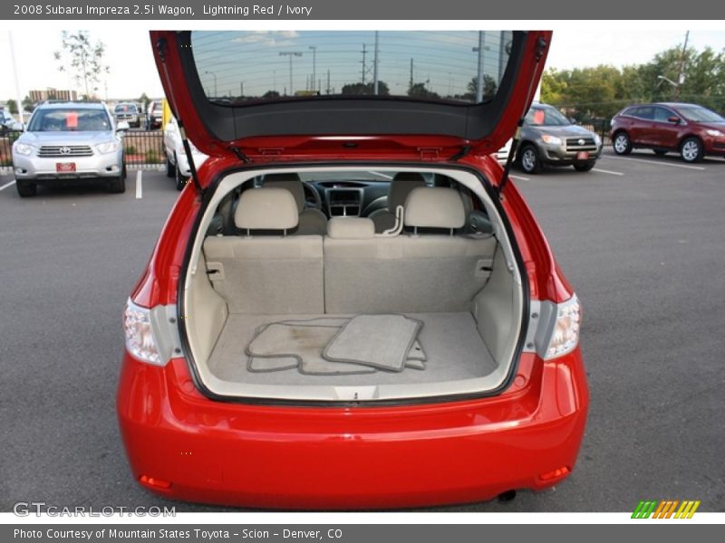 Lightning Red / Ivory 2008 Subaru Impreza 2.5i Wagon