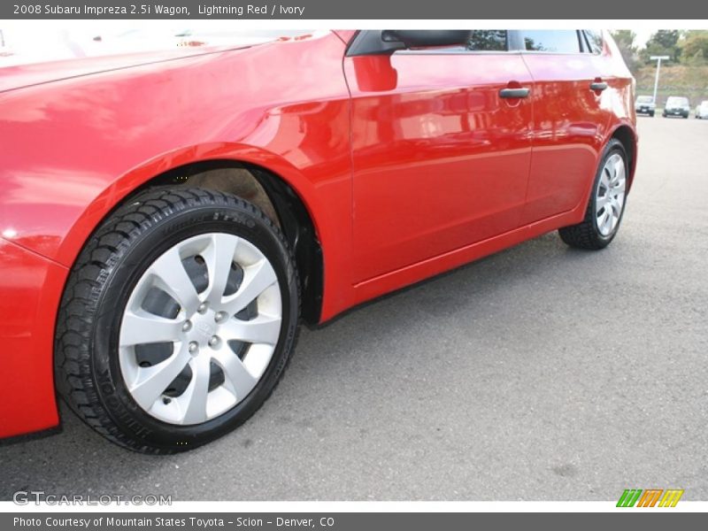 Lightning Red / Ivory 2008 Subaru Impreza 2.5i Wagon