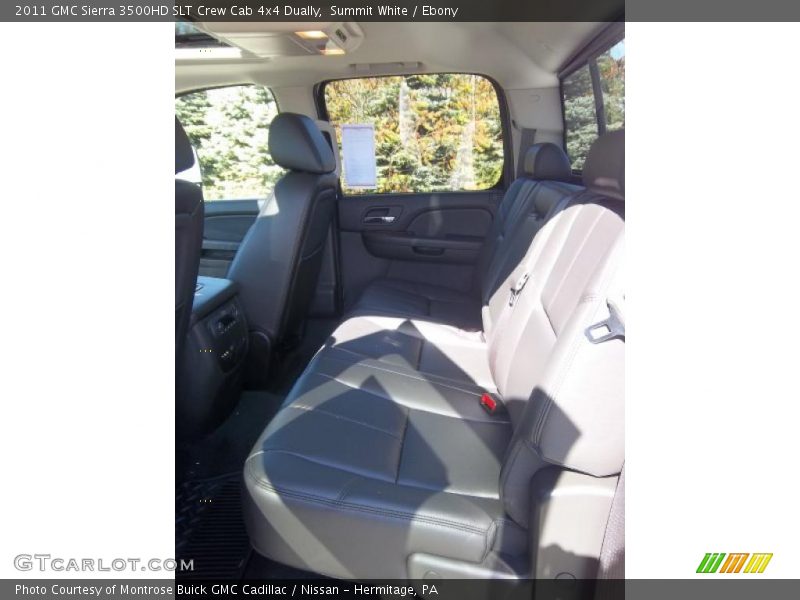 Summit White / Ebony 2011 GMC Sierra 3500HD SLT Crew Cab 4x4 Dually