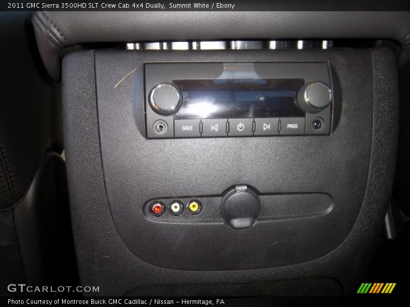 Summit White / Ebony 2011 GMC Sierra 3500HD SLT Crew Cab 4x4 Dually