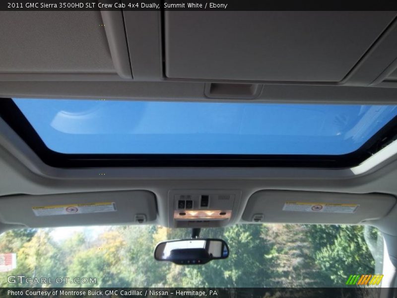 Summit White / Ebony 2011 GMC Sierra 3500HD SLT Crew Cab 4x4 Dually