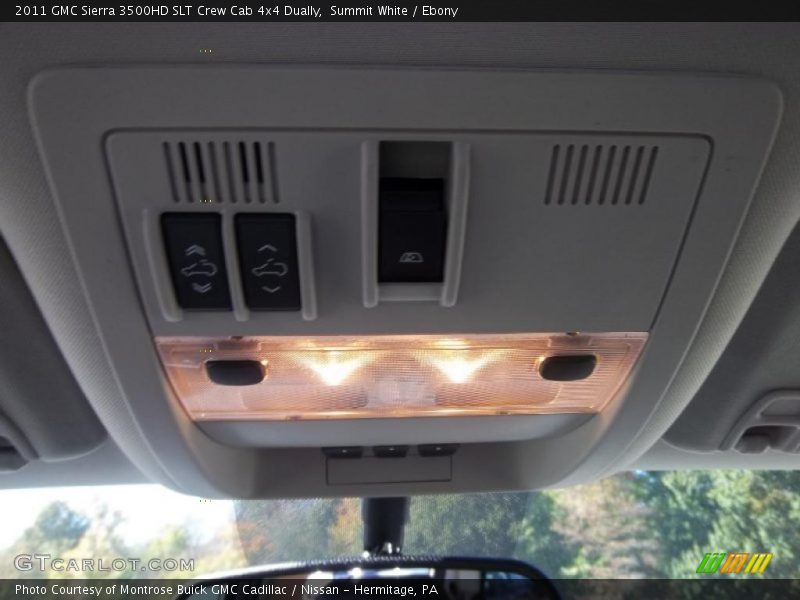 Summit White / Ebony 2011 GMC Sierra 3500HD SLT Crew Cab 4x4 Dually