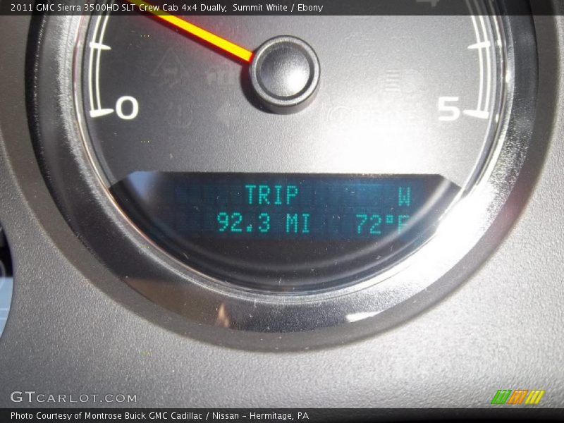 Summit White / Ebony 2011 GMC Sierra 3500HD SLT Crew Cab 4x4 Dually