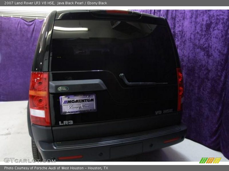 Java Black Pearl / Ebony Black 2007 Land Rover LR3 V8 HSE