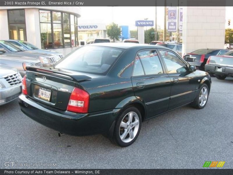 Emerald Mica / Gray 2003 Mazda Protege ES