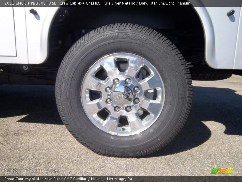  2011 Sierra 3500HD SLT Crew Cab 4x4 Chassis Wheel