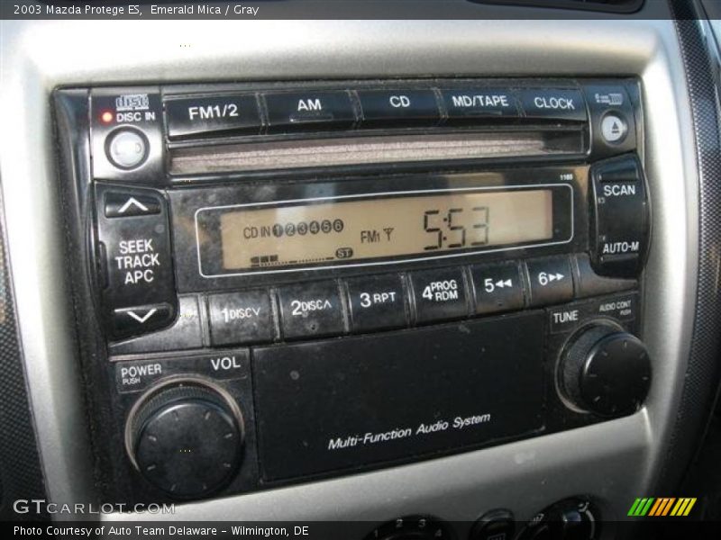 Emerald Mica / Gray 2003 Mazda Protege ES