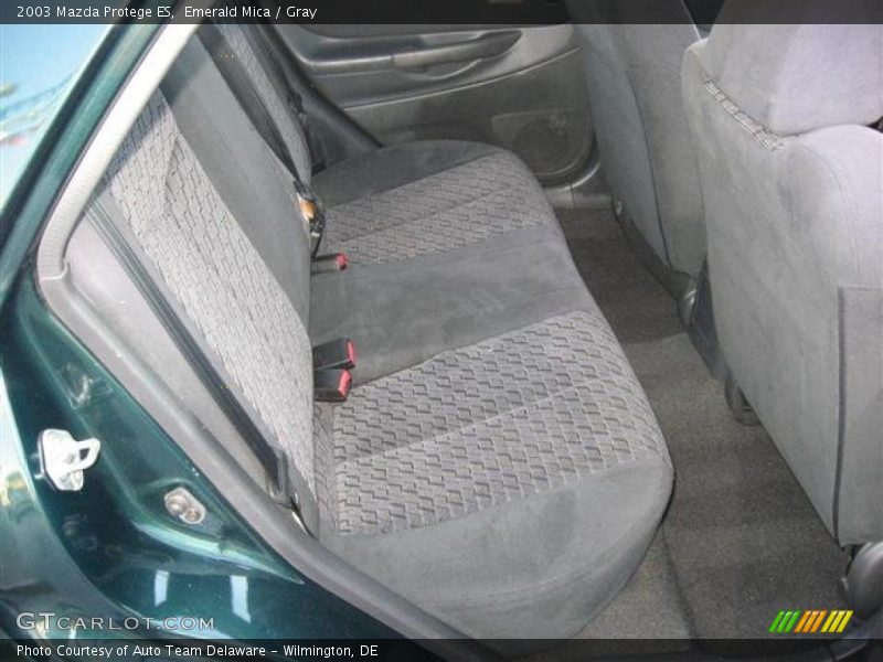 Emerald Mica / Gray 2003 Mazda Protege ES