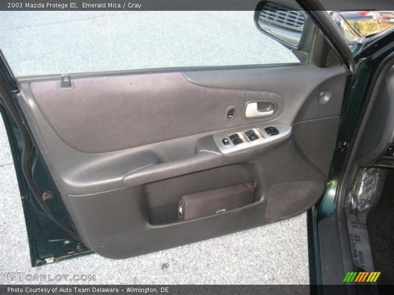 Emerald Mica / Gray 2003 Mazda Protege ES