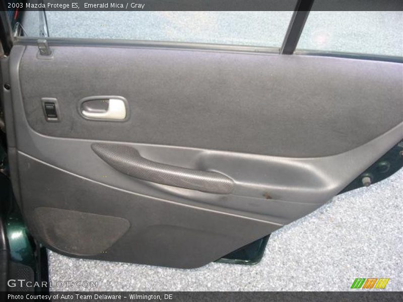 Emerald Mica / Gray 2003 Mazda Protege ES