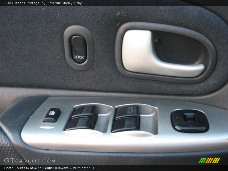 Emerald Mica / Gray 2003 Mazda Protege ES