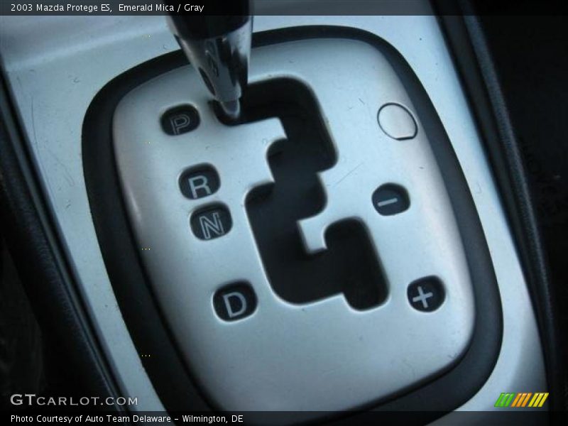 Emerald Mica / Gray 2003 Mazda Protege ES