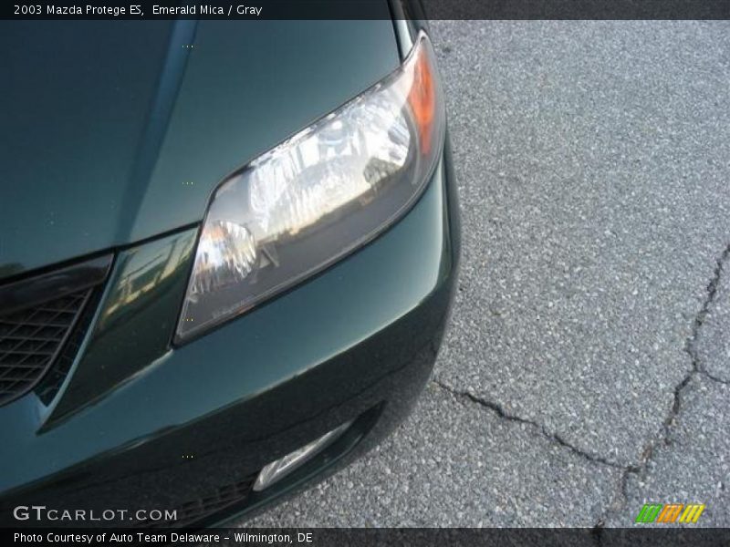 Emerald Mica / Gray 2003 Mazda Protege ES