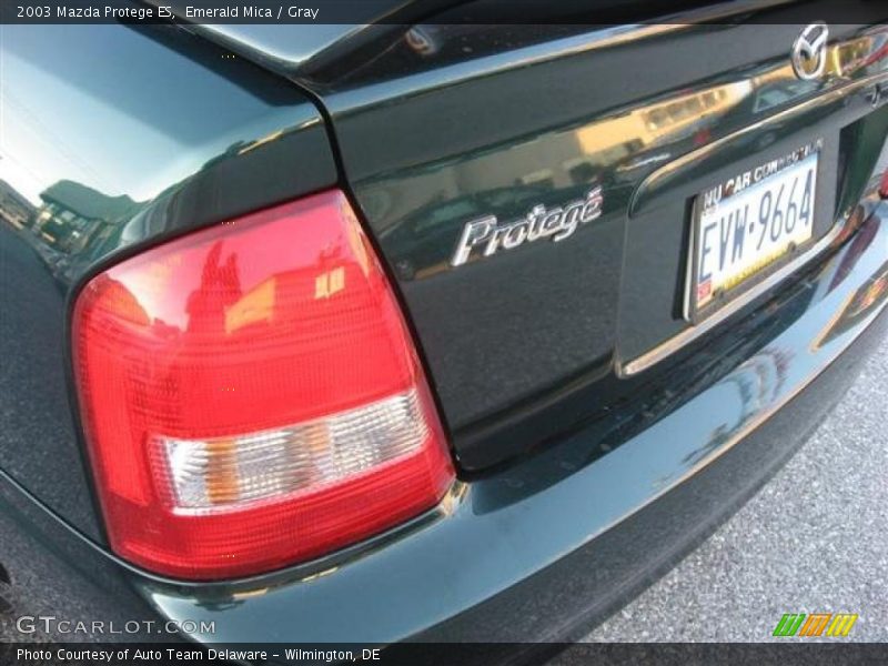 Emerald Mica / Gray 2003 Mazda Protege ES