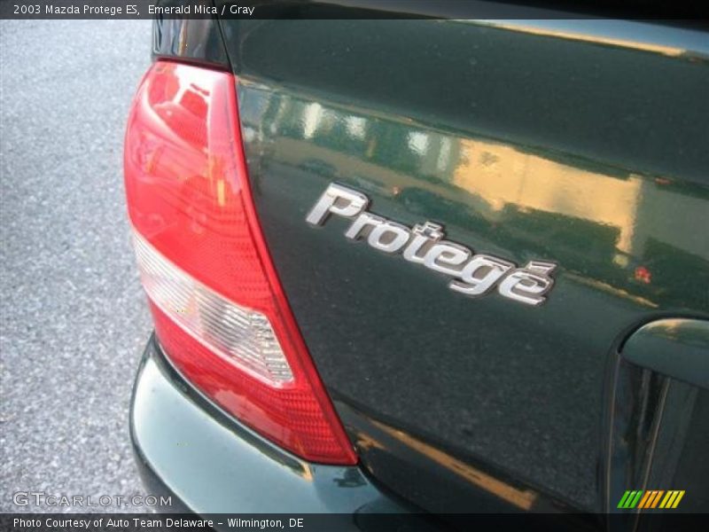 Emerald Mica / Gray 2003 Mazda Protege ES