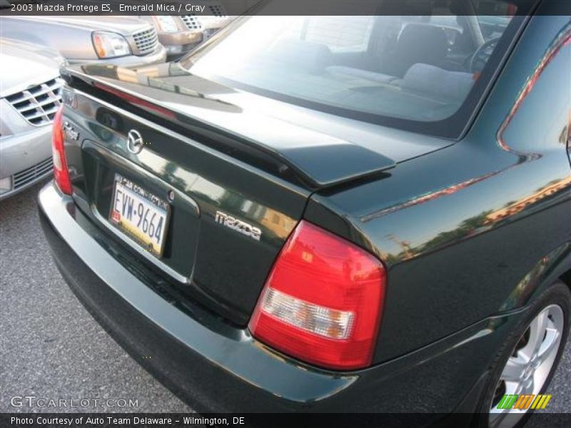 Emerald Mica / Gray 2003 Mazda Protege ES