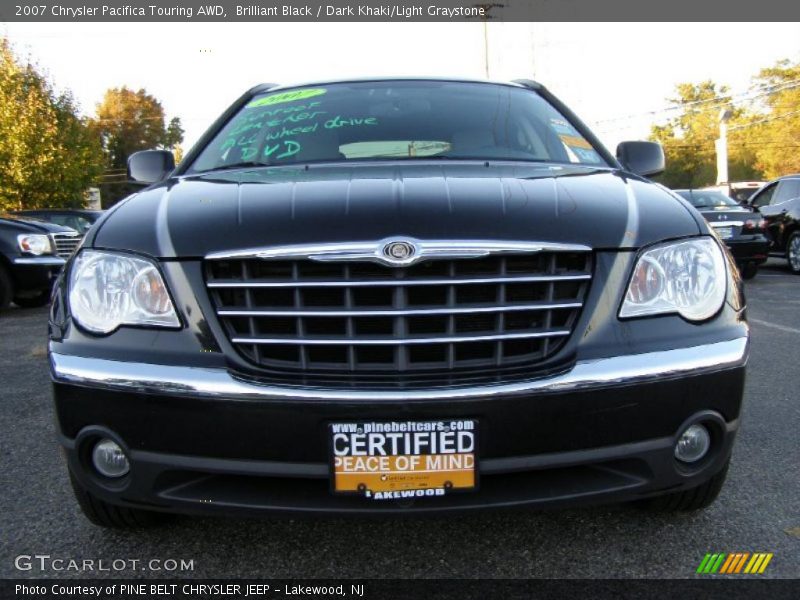 Brilliant Black / Dark Khaki/Light Graystone 2007 Chrysler Pacifica Touring AWD