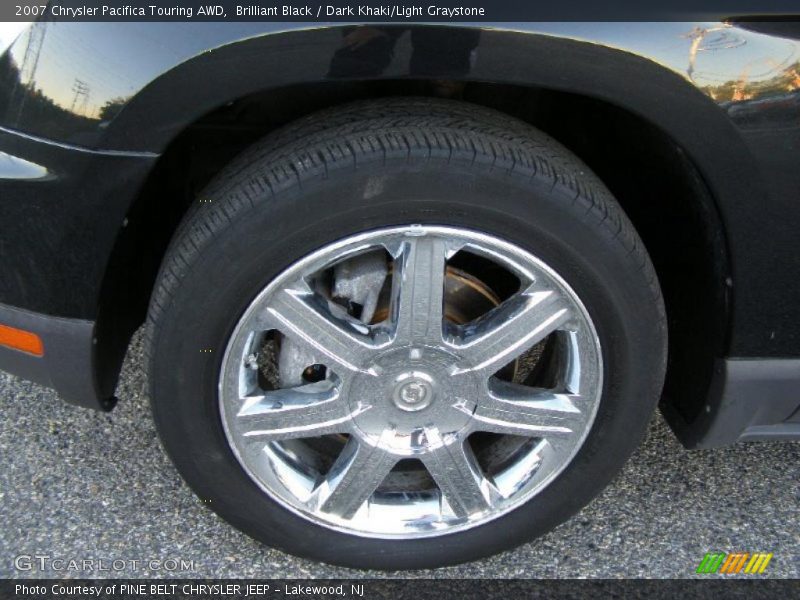 Brilliant Black / Dark Khaki/Light Graystone 2007 Chrysler Pacifica Touring AWD