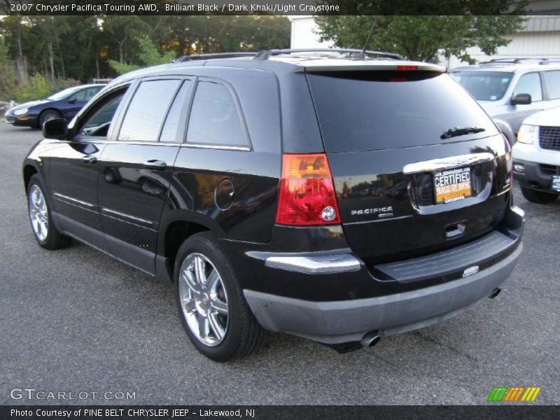 Brilliant Black / Dark Khaki/Light Graystone 2007 Chrysler Pacifica Touring AWD