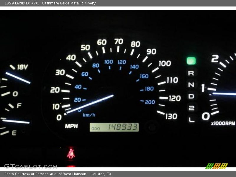 Cashmere Beige Metallic / Ivory 1999 Lexus LX 470