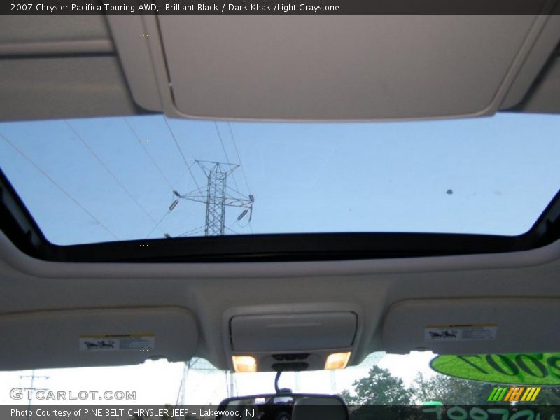 Brilliant Black / Dark Khaki/Light Graystone 2007 Chrysler Pacifica Touring AWD