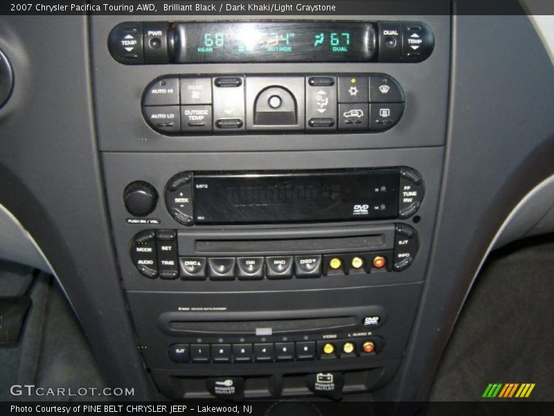 Brilliant Black / Dark Khaki/Light Graystone 2007 Chrysler Pacifica Touring AWD