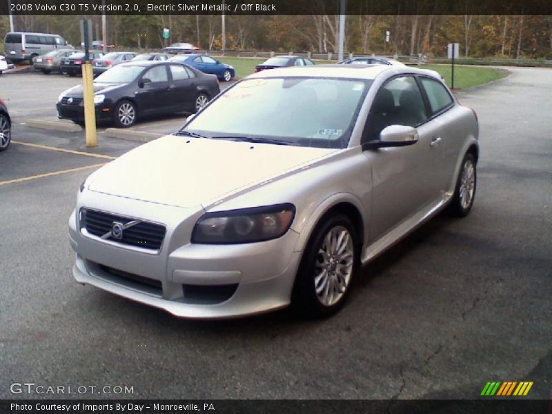 Electric Silver Metallic / Off Black 2008 Volvo C30 T5 Version 2.0