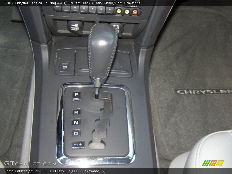 Brilliant Black / Dark Khaki/Light Graystone 2007 Chrysler Pacifica Touring AWD