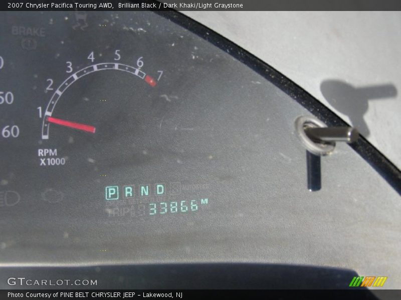 Brilliant Black / Dark Khaki/Light Graystone 2007 Chrysler Pacifica Touring AWD