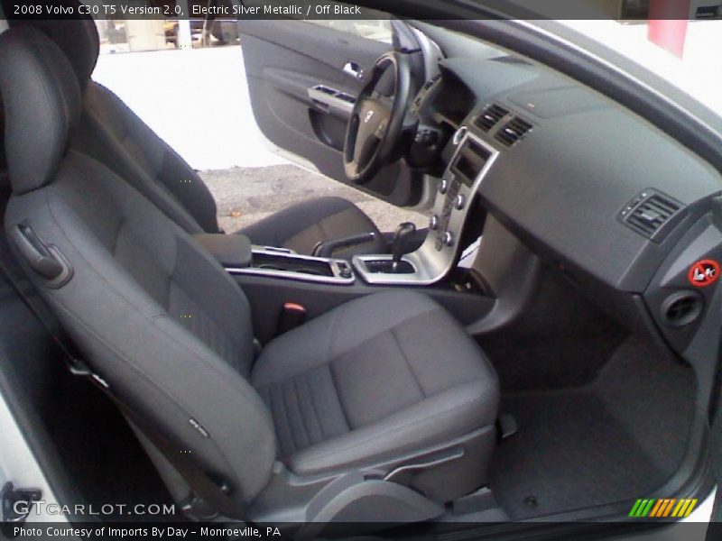 Electric Silver Metallic / Off Black 2008 Volvo C30 T5 Version 2.0